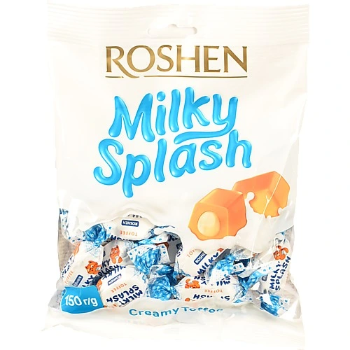 Карамель Рошен 150г milky splash