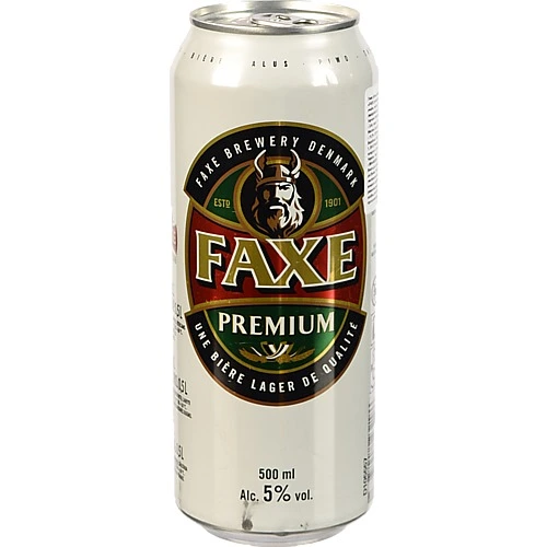 Пиво Faxe 0.5л premium з.б