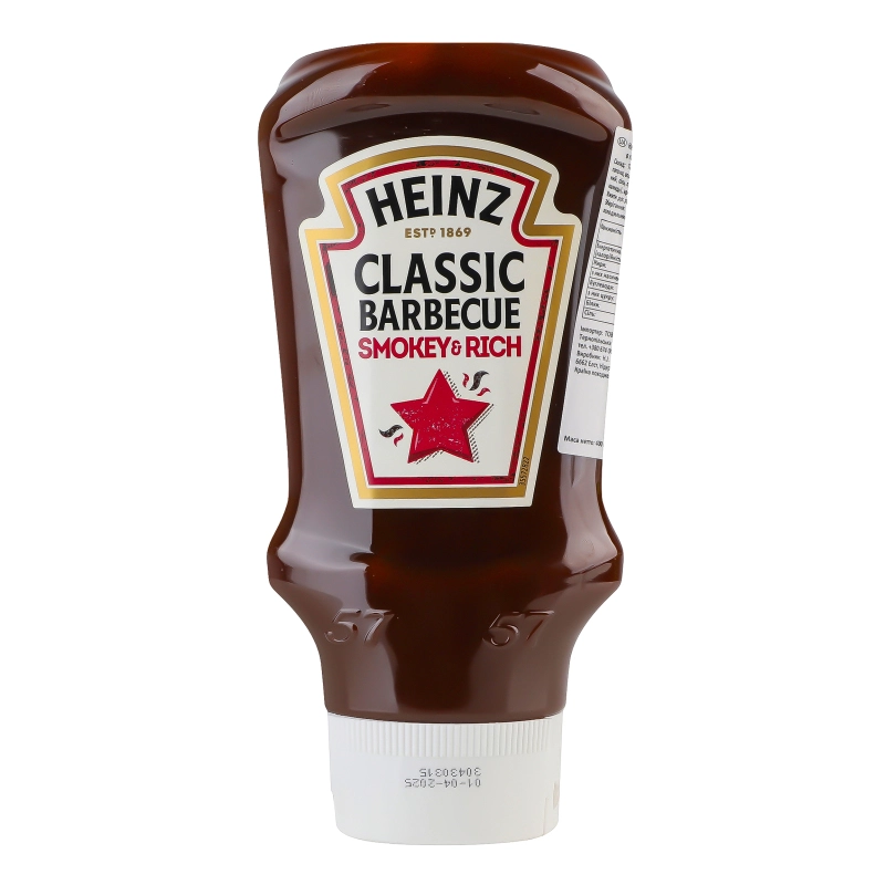 Cоус Heinz 400мл барбекю пластик
