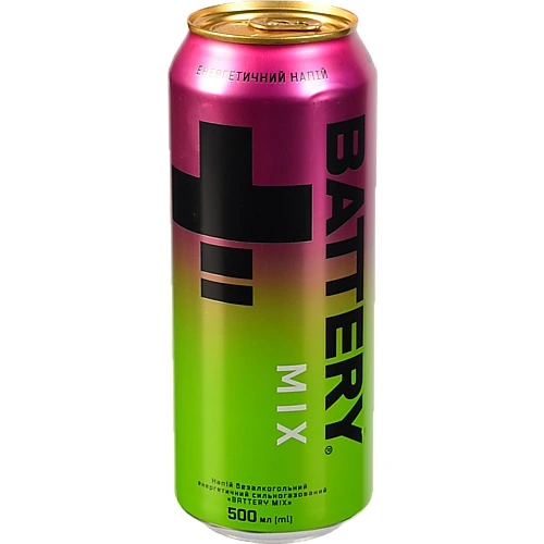 Напій енергетичний Battery 0.5л mix с.г з.б