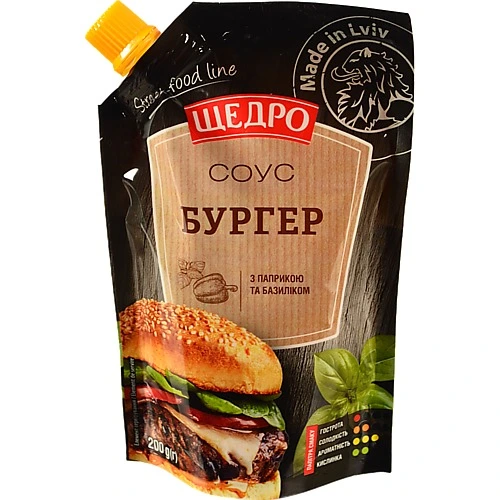 Соус Щедро 200г бургер д.п