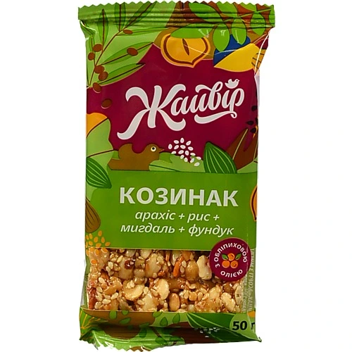 Козинаки Жайвір 50г асорті мигдаль