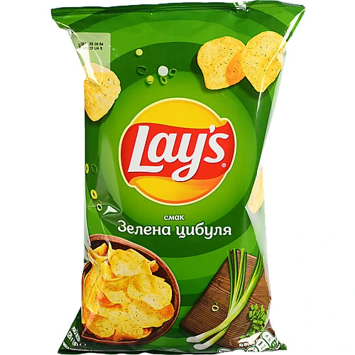 Чiпси Lays 120г зелена цибуля