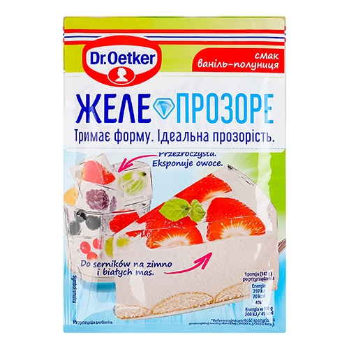 Желе Dr.Oetker 72г галаретка прозоре