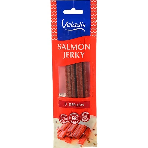 Пивасики Veladis 40г лососевий з перцем