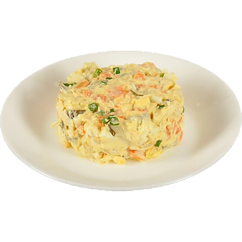 Салат Олів'є з печених овочей