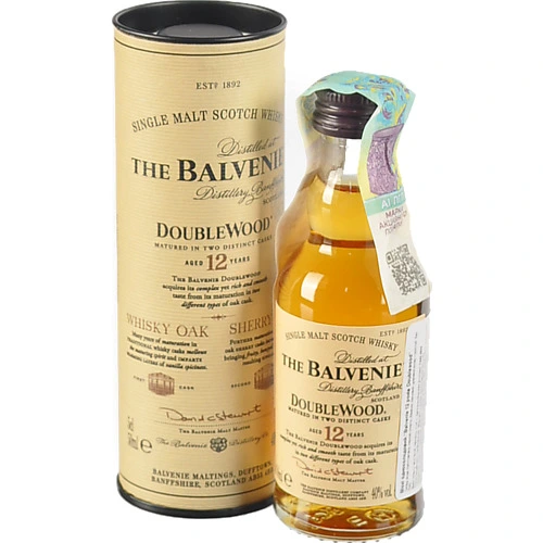Віскі Balvenie 0.05л 12 років сув в туб