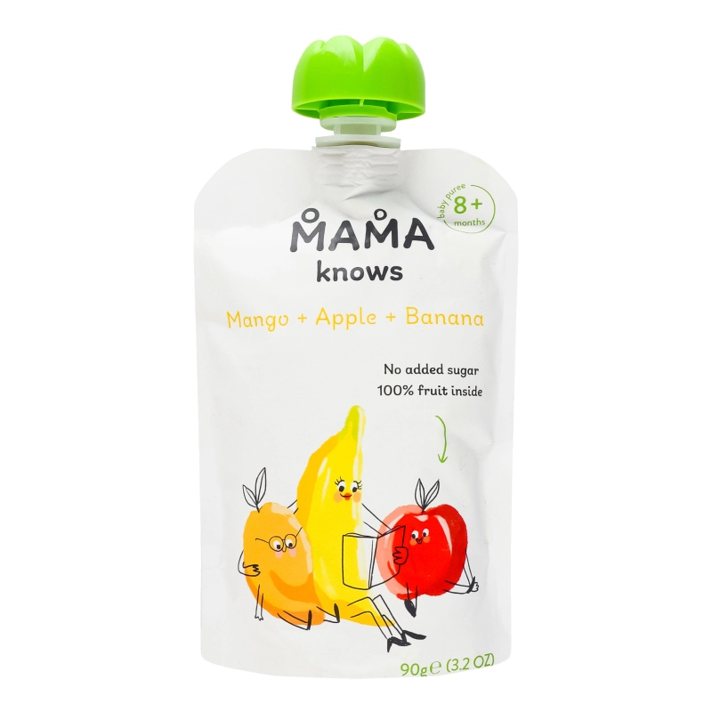Пюре Mama knows 90г манго яблуко банан