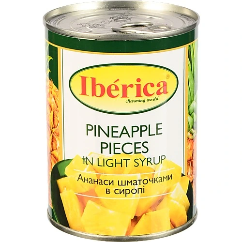 Ананаси Iberica 565г шматочки з.б