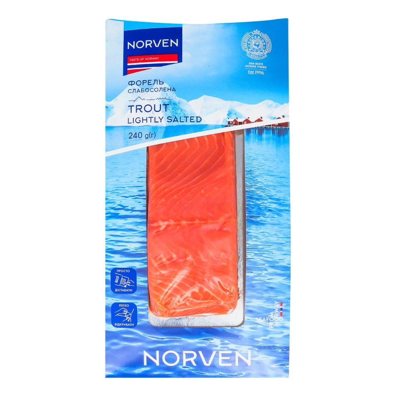 Філе форелi Norven 240г с.с в.у