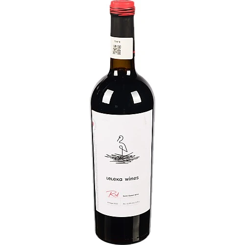 Вино Leleka Wines 0.75л червоне н.солодке 2021р.