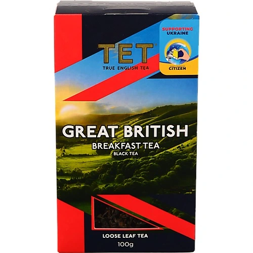 Чай TET Great British чорний байховий листовий 100г