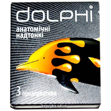 Презервативи Dolphi анатомічні надтонкі 3шт