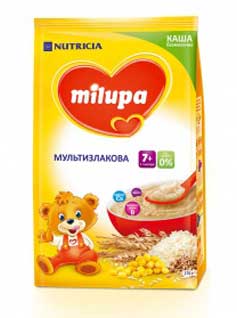 Каша Milupa 170г безмолочна  мультізлак 7м.