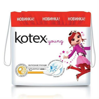 Прокладки Kotex янг 10шт