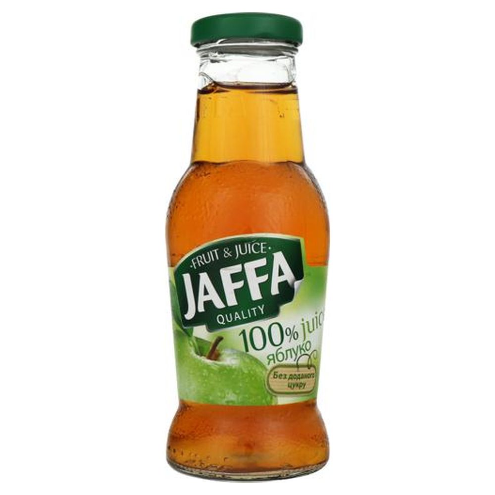 Сік JAFFA Яблучний скло 0,25л (12363)