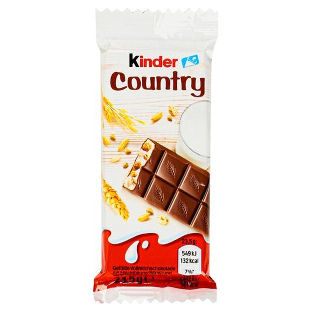 Шоколад Kinder Country Т1 зі злаками 23.5г (13438)