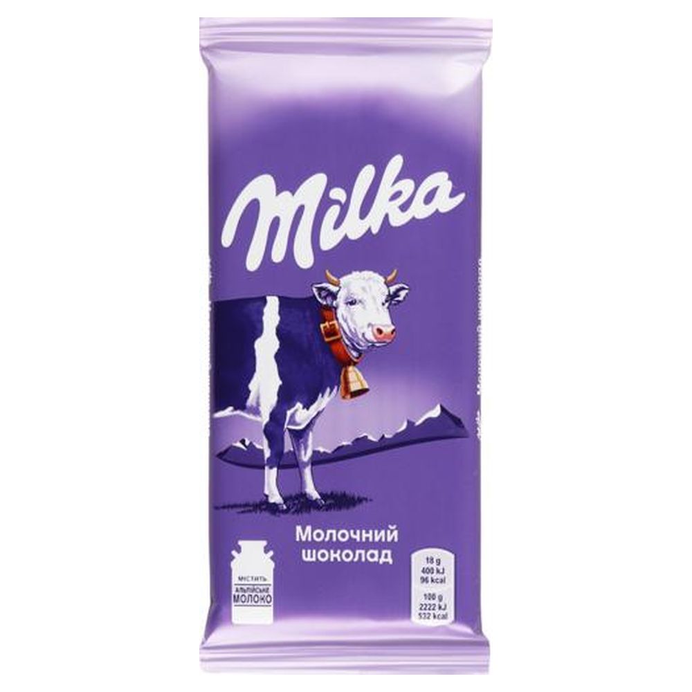 Шоколад Milka молочний 90г (13485)