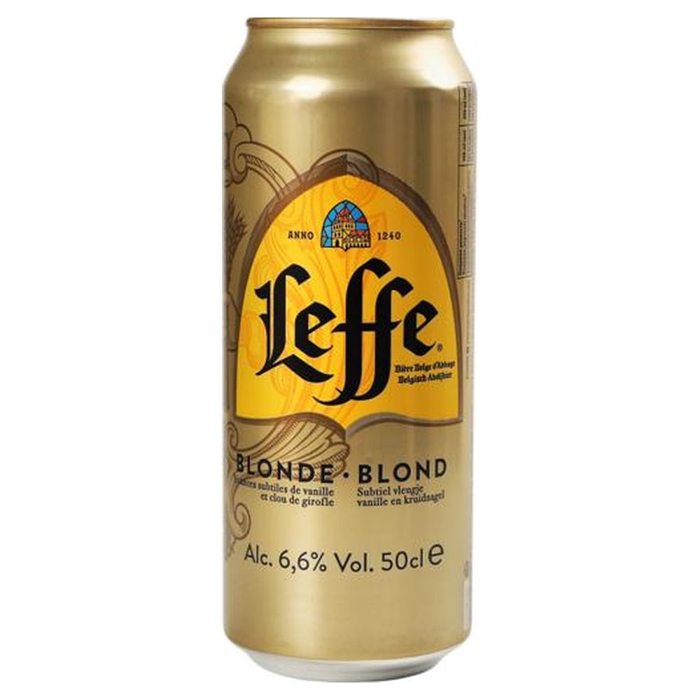 Пиво Leffe Blonde ж.б. 0,5л (20130)