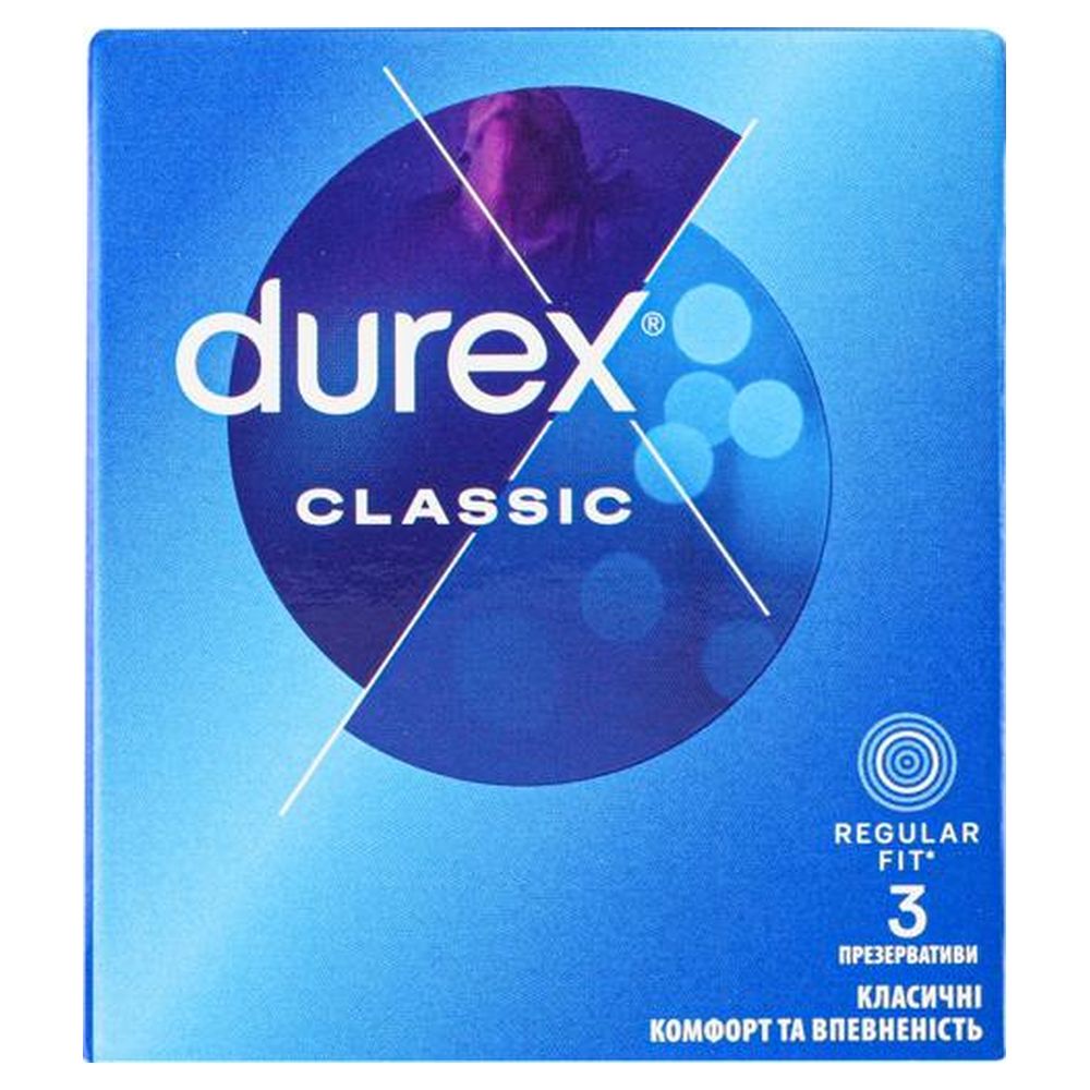 Презервативи Durex Classic 3шт (21699)