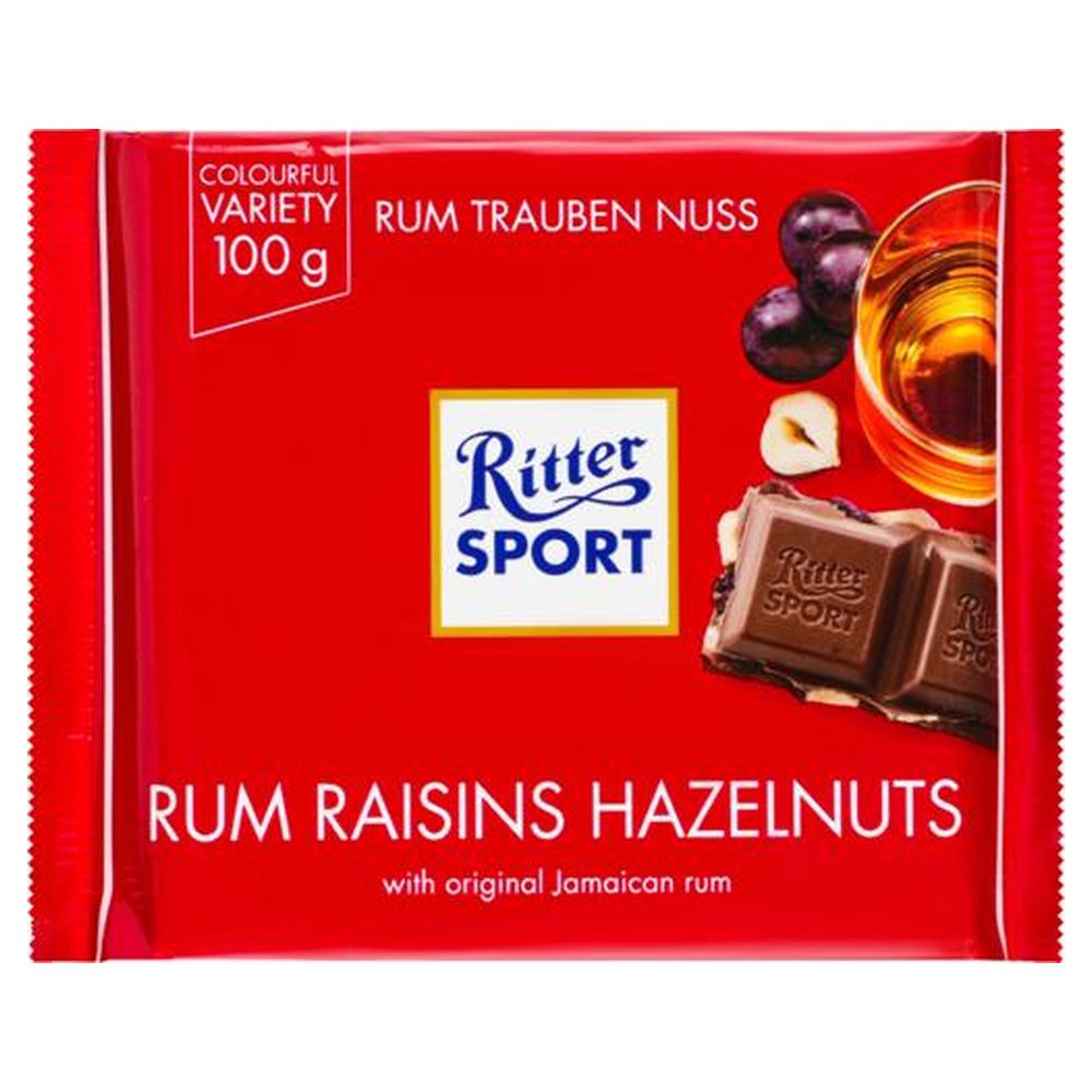 Шоколад Ritter Sport мол.з ямайським ромом 100г (28513)