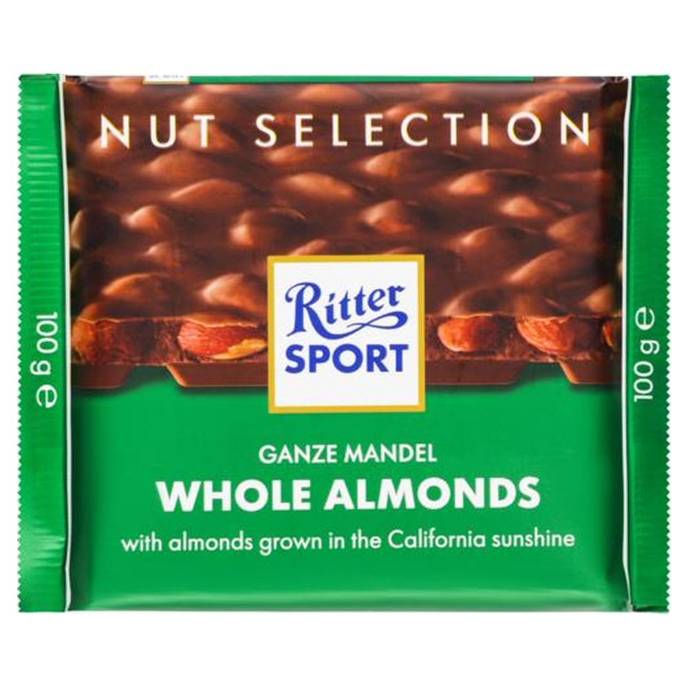 Шоколад Ritter Sport мол. з цільним мигдалем NS 100г (33843)