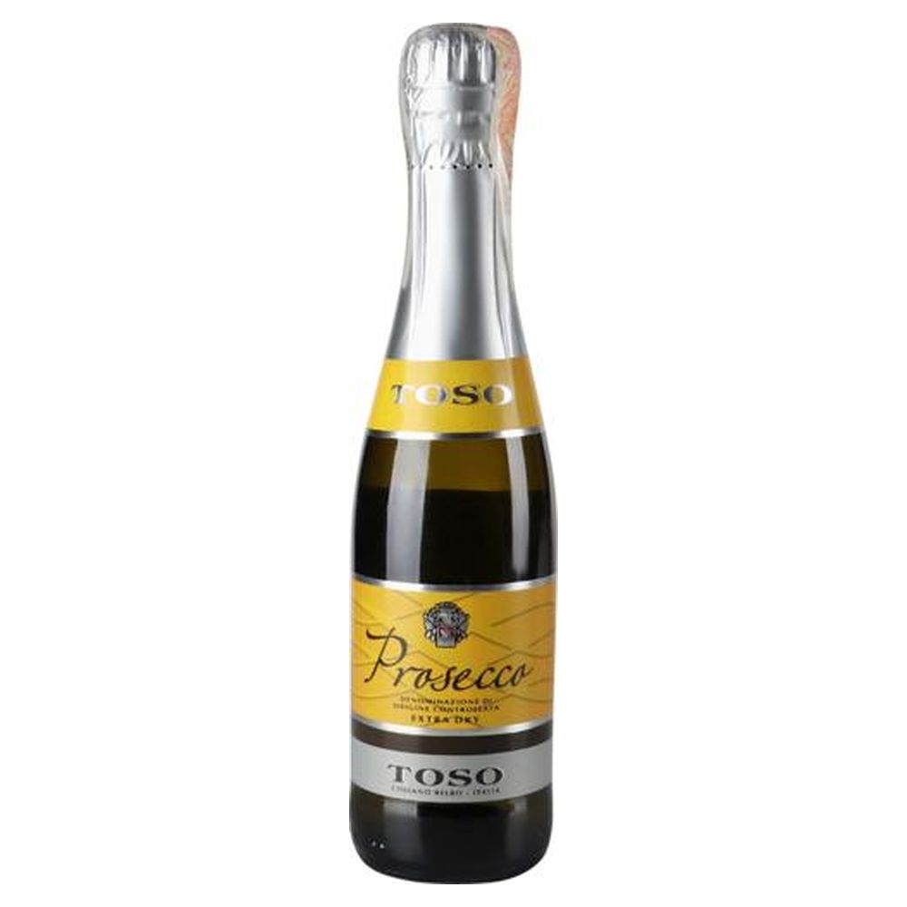 Вино ігристе Toso Prosecco Spumante Extra Dry 0,2л (35795)