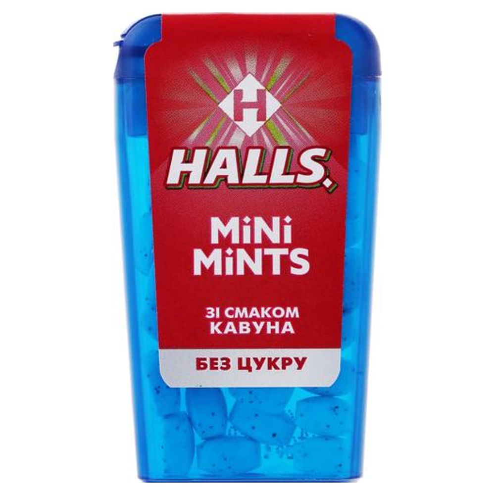 Драже Halls кавун 12,5г (37900)