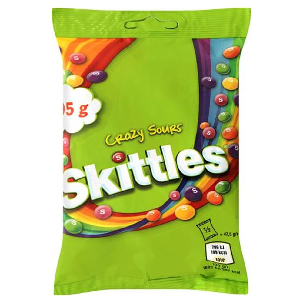 Драже Skittles BAG Кисломікс 95г (38433)