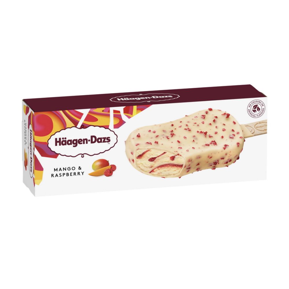 Морозиво HAAGEN DAZS Манго та малина 70г (38450)