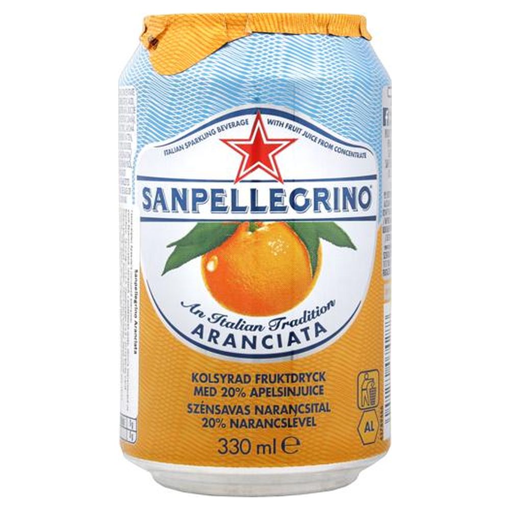 Напій соковий S.Pellegrino Aranciata газ. ж.б. 0,33л (39152)