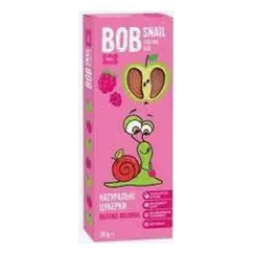 Цукерки BOB SNAIL Яблучно-Малинові 30г (43530)