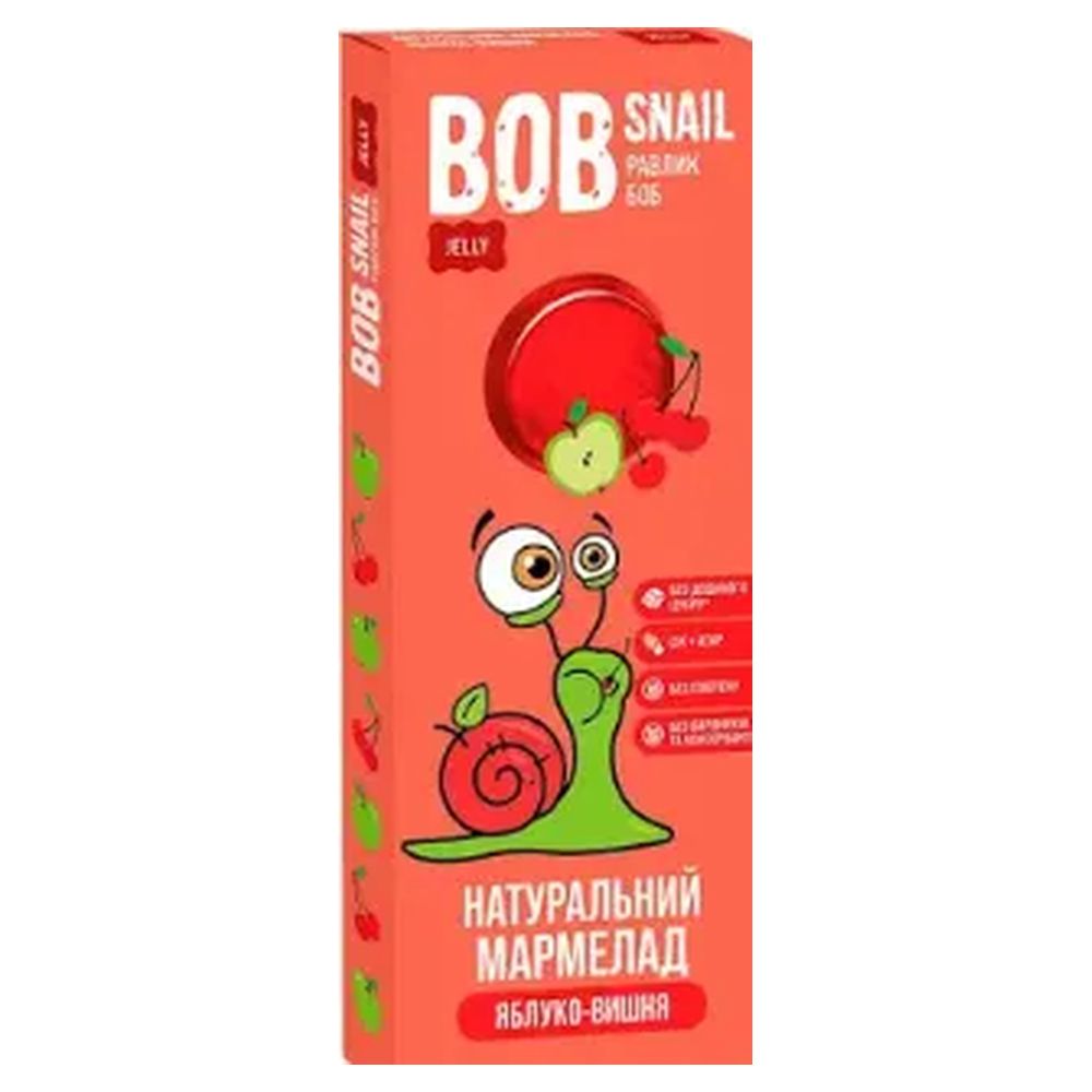 Мармелад BOB SNAIL Яблуко-Вишня 27г (45704)