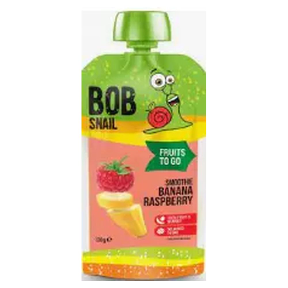 Смузі BOB SNAIL Банан-Малина пастериз. 120г (45973)