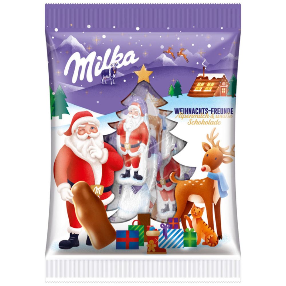 Шоколад Milka молочний 50% з білим шок. 50% 120г (46252)