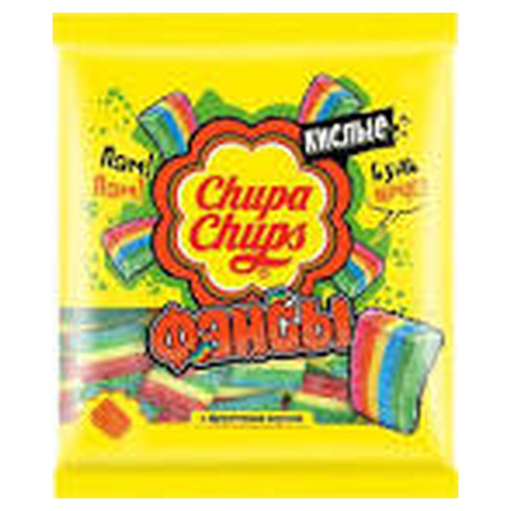 Жув.мармелад Chupa Chups Sour фруктово-ягідн. 150г (46776)