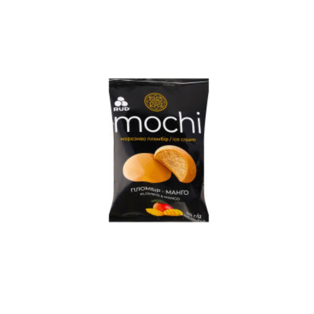 Морозиво Mochi Пломбір-манго Рудь 50г (46989)