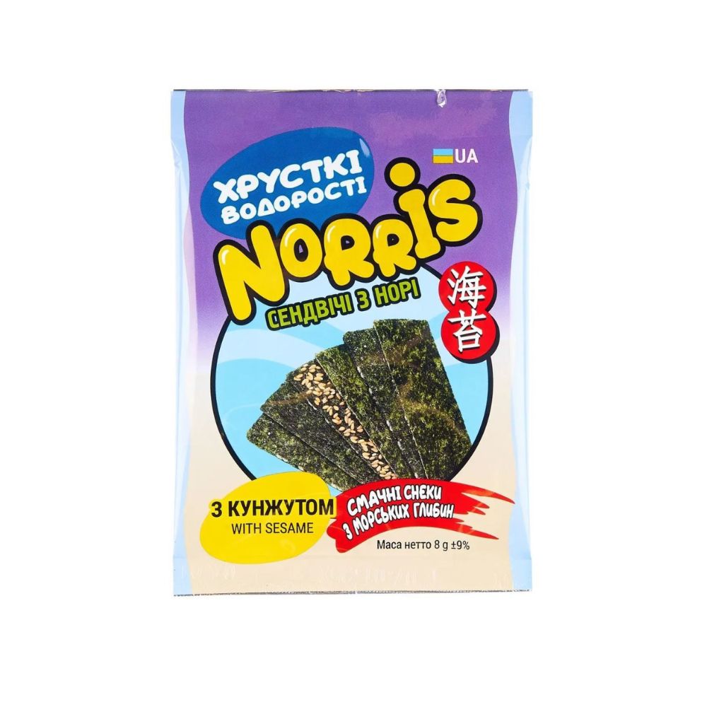 Сендвіч з норі Norris з кунжутом 8г (47164)