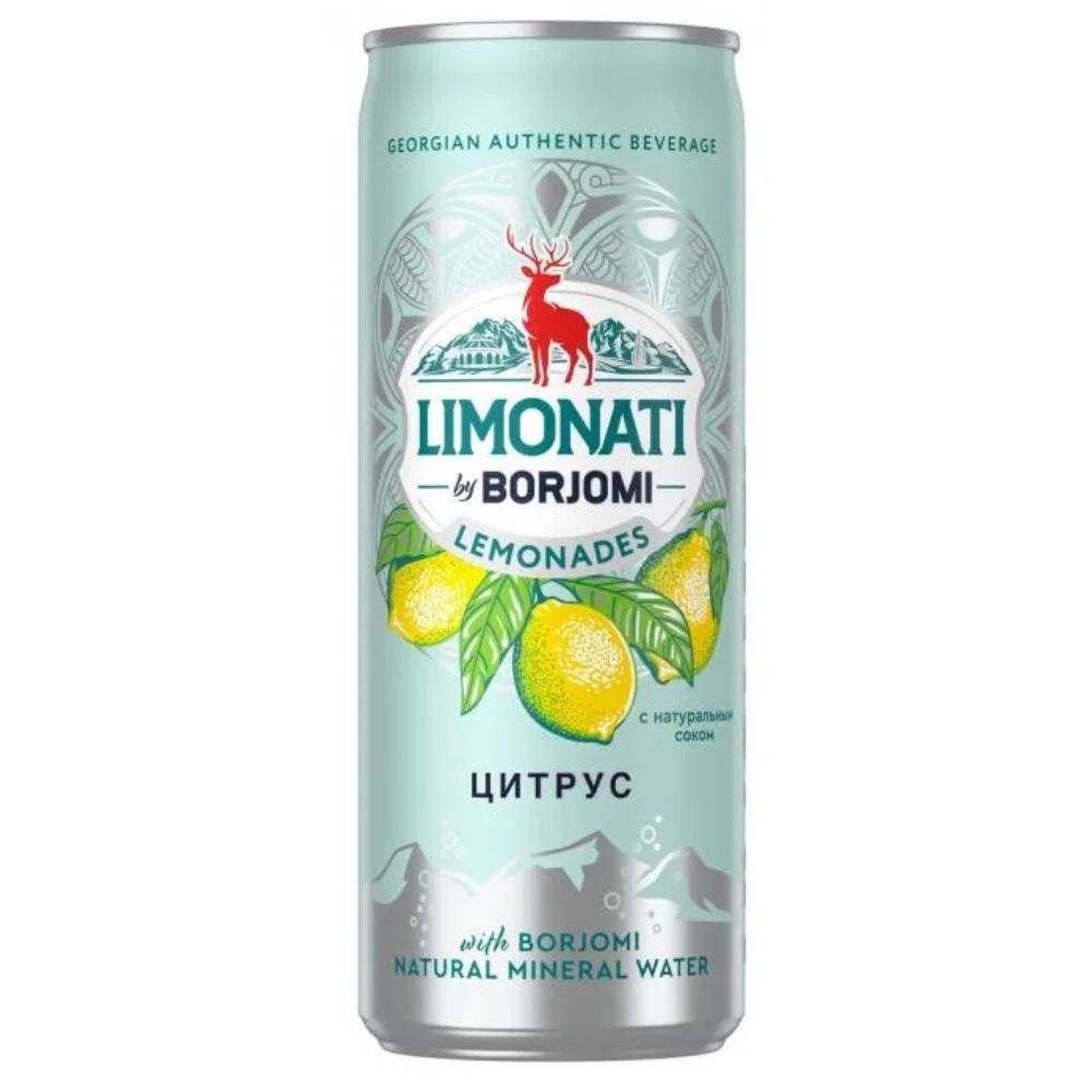 Лимонад Borjomi Limonati Цитрус ж.б. 0,33л (47560)