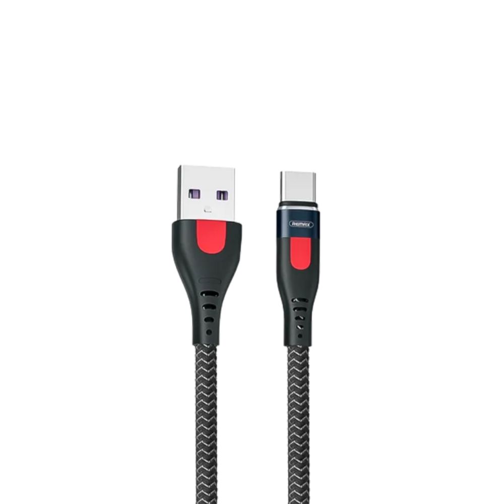 Кабель Remax RC-188а Lesu USB Type-C 5A 1м Чорний (48409)