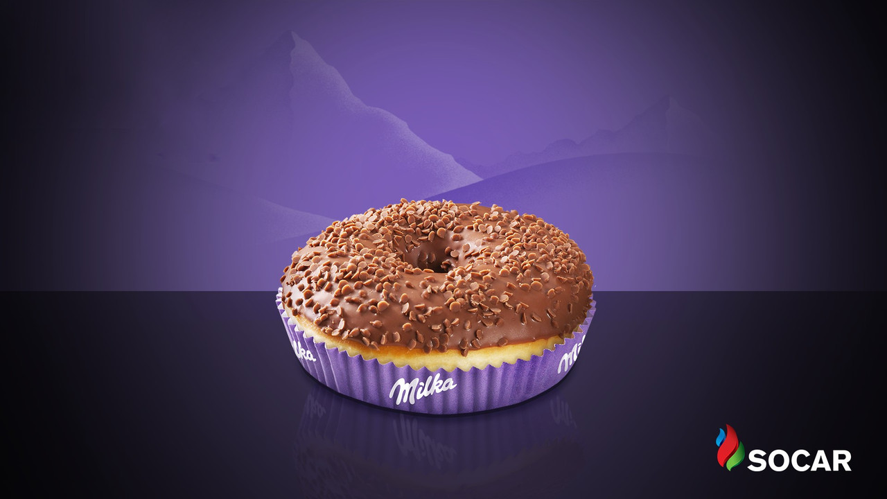 Пончик Donut MILKA, 55г (45267)