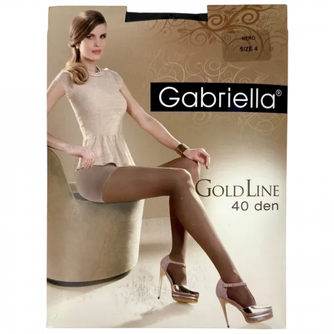 Колготи жін. Gabriella Gold 40 Den Nero 4р.