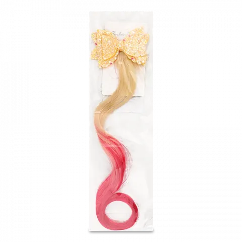 Ігровий Прядки д/волосся Кольорові з бантом CC-19