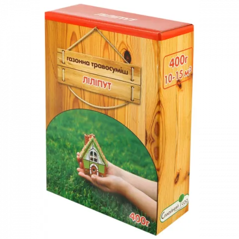 Насіння Газону Сімейний Сад Низькорослий Ліліпут 0,4 кг