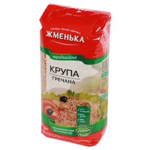 Крупа Жменька Гречана 1 кг Ядриця