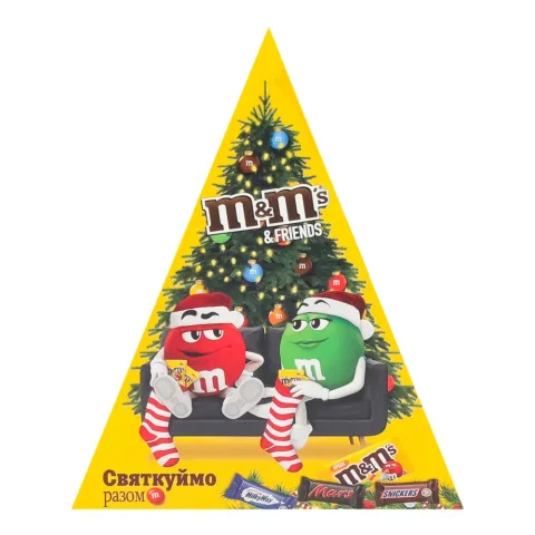 НП 26` M and M Френдс 96,5 г Новорічна Ялинка