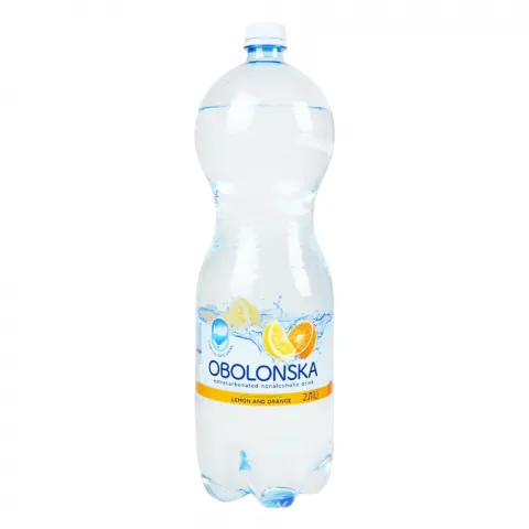 Вода Оболонська 2 л Лимон+Апельсин