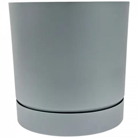 Горщик д/квітів PP Tubo 18 см світло-сірий DPOP180-443U И009 (Польща)