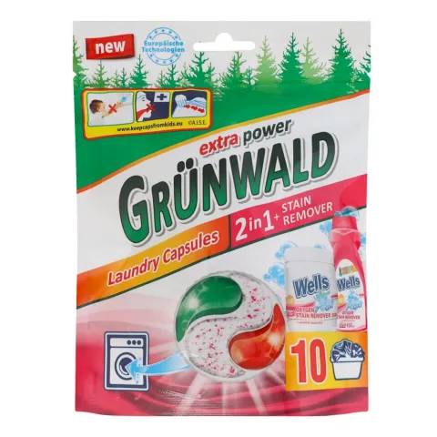 Капсули д/прання Grunwald Універсальні 2в1 10 шт.