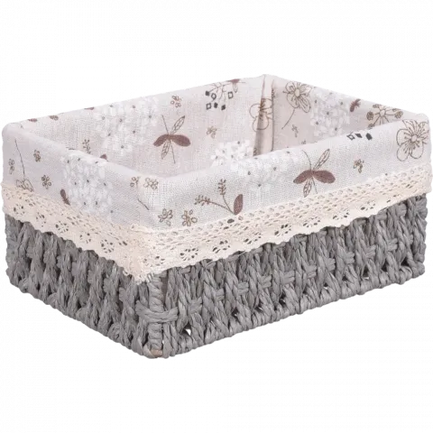 Коробка меблева з тканиною 22x16x10 см арт. SY17809-25 Floral И598